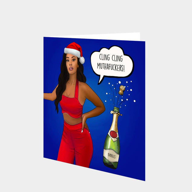 Cling Cling Muthaf**kers Christmas Card