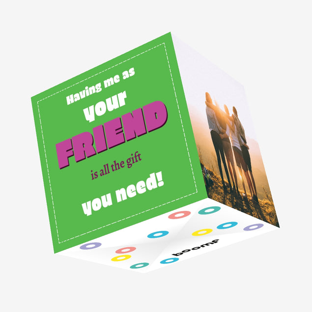 All the gift you need Confetti-exploding Greetings Card