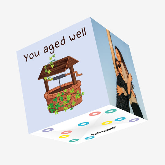 You Aged Well Confetti-exploding Greetings Card