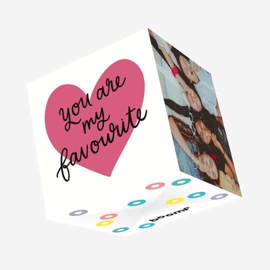 You Are My Favourite Confetti-exploding Greetings Card