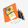 I Want A Snap With You Yellow Retro Camera Confetti-exploding Greetings Card