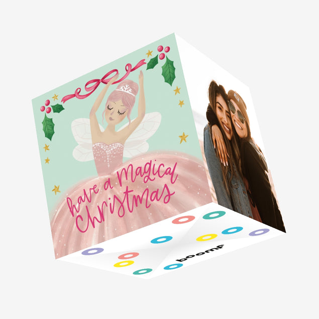 Fairy Christmas Confetti-exploding Greetings Card