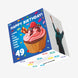Happy 49th Birthday Cupcake Confetti-exploding Greetings Card