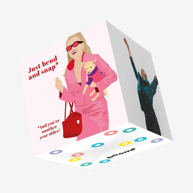 Bend and Snap! Confetti-exploding Greetings Card