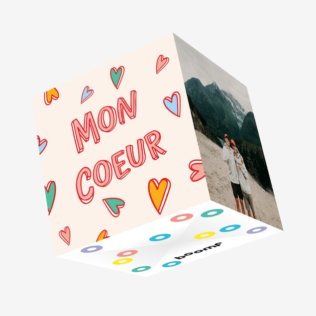 Mon Coeur Confetti-exploding Greetings Card