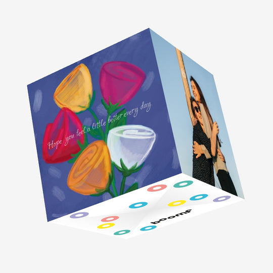 Feel A Little Better Roses Confetti-exploding Greetings Card