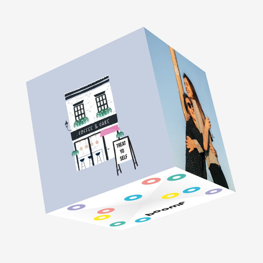 Treat Yo Self Confetti-exploding Greetings Card