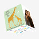 Father?s Day Giraffe Confetti-exploding Greetings Card