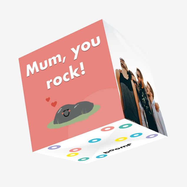 Mum You Rock Confetti-exploding Greetings Card