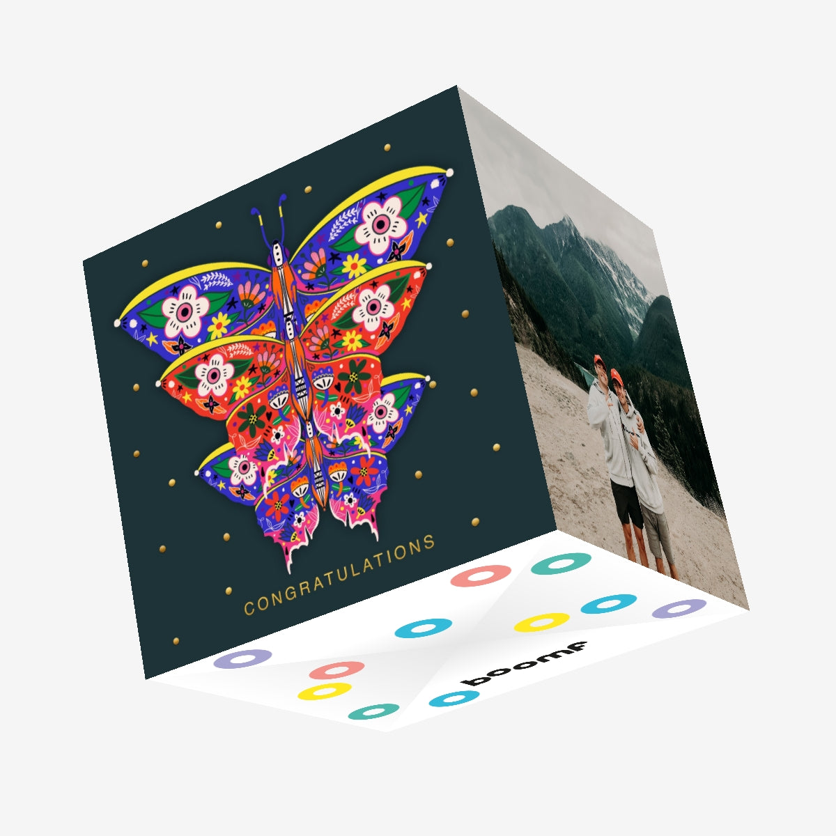 Butterfly Congratulations Confetti-exploding Greetings Card – Boomf