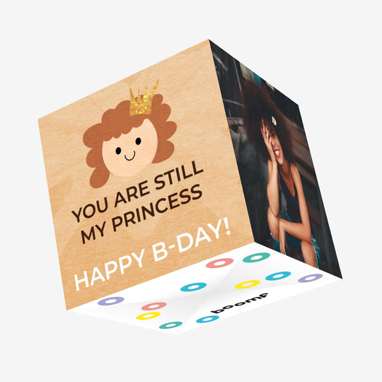 Happy Birthday Princess Confetti-exploding Greetings Card