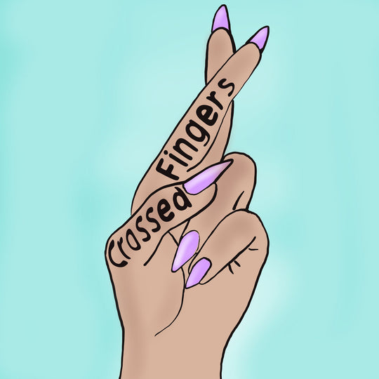 Fingers Crossed Card