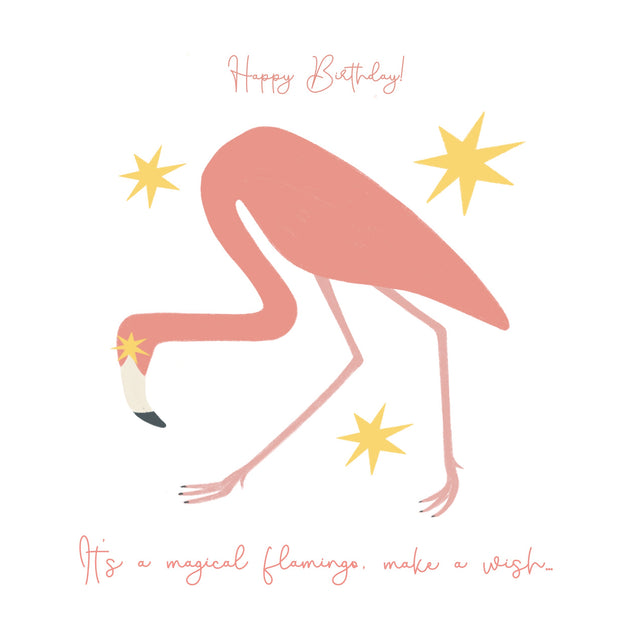 Happy Birthday Magical Flamingo