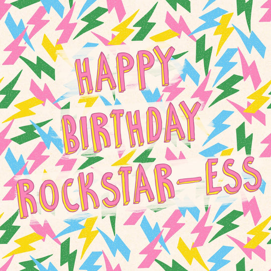 Rockstar-ess Card