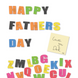 Fridge Magnet Father's Day Card