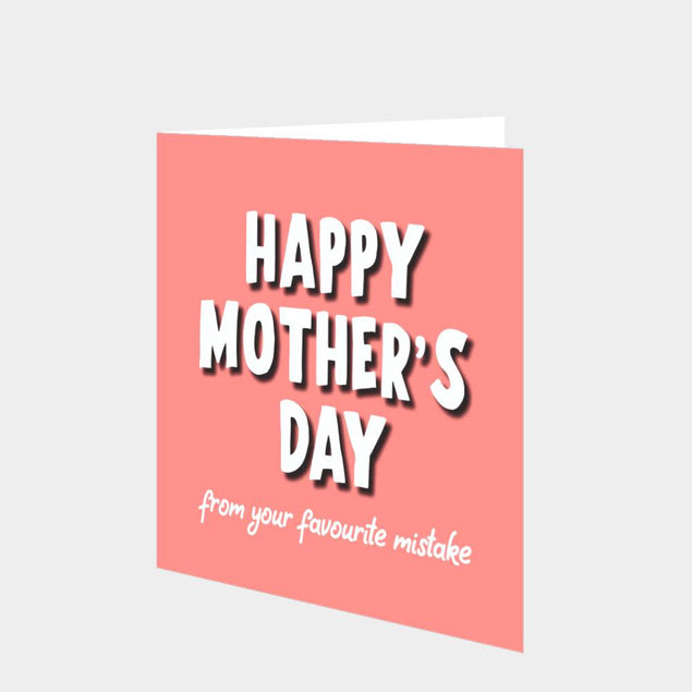 From Your Favourite Mistake Card