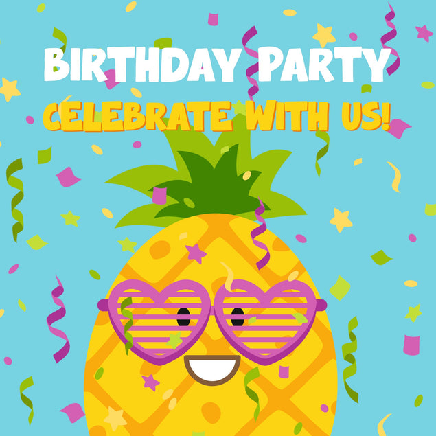 Celebrate With Us Birthday Card