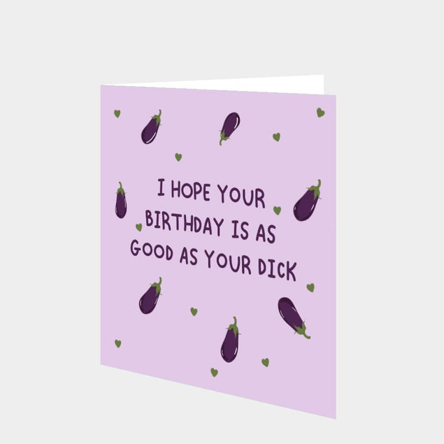 Good D**k Birthday Card