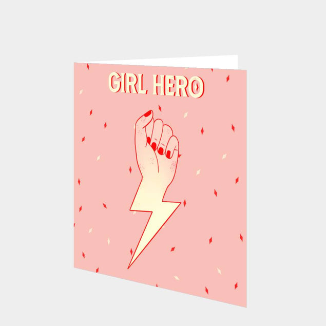 Girl Hero Card
