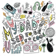 My Dad Used To Be So Cool Doodle Card