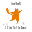 Good Luck! Orange Cat