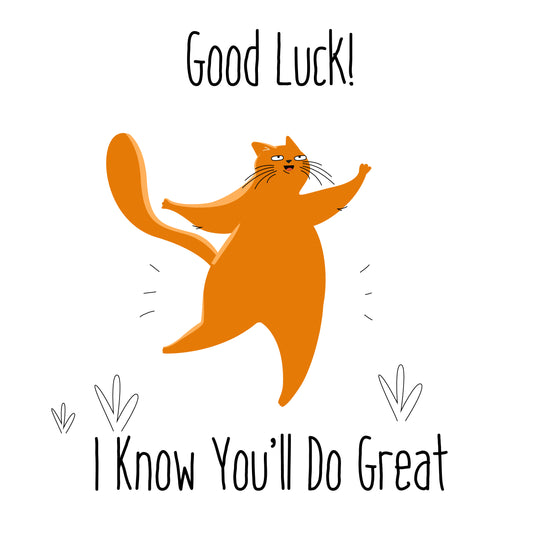 Good Luck! Orange Cat