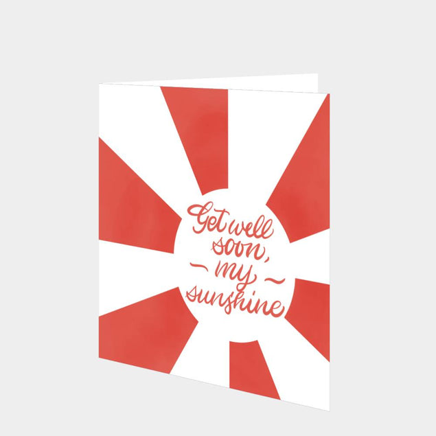 Get Well My Sunshine Card