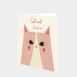 Get Well Soon Cute Cat Card