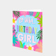 Go Wild Birthday Girl Card