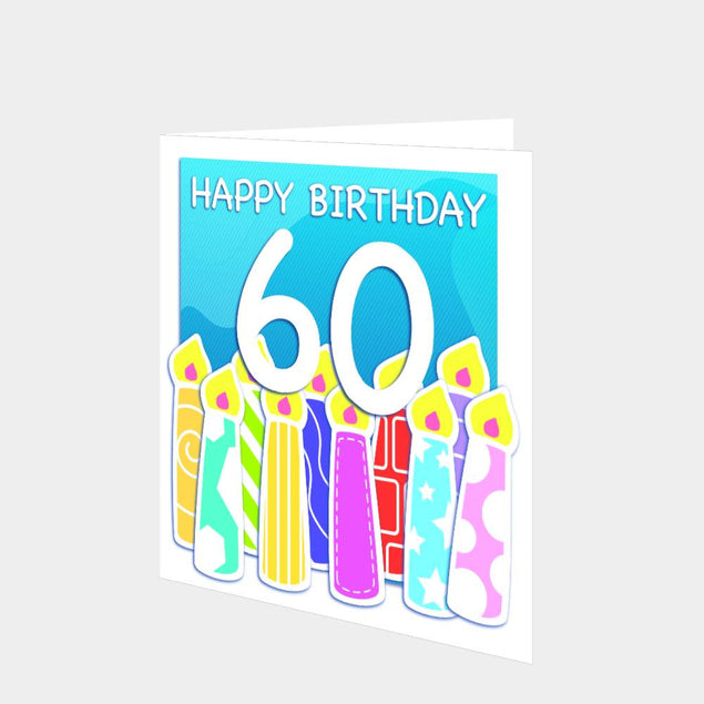Happy 60th Birthday Card