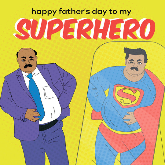 Father's Day Superhero 2 Card