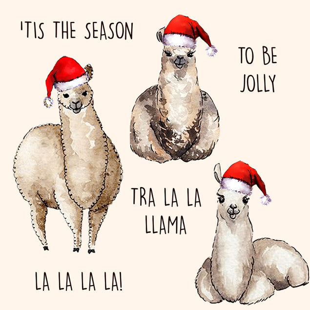 Tra La La Llama Card