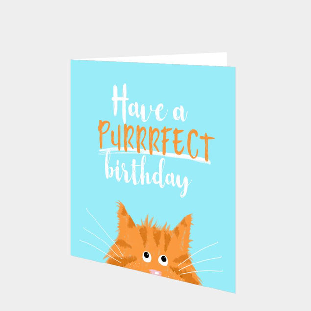 Have A Purrrfect Birthday Card