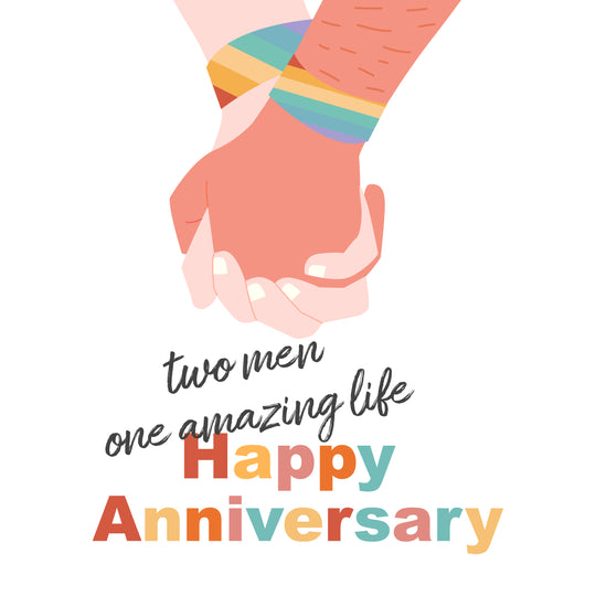 Happy Anniversary Two Men One Life