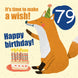 Make a Wish 79th Birthday Card