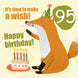 Make a Wish 95th Birthday Card