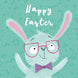 Bunny Happy Easter Card