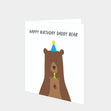 Happy Birthday Daddy Bear Card