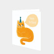 Happy Birthday Ginger Cat Card