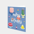 Happy Birthday Various Cakes Card