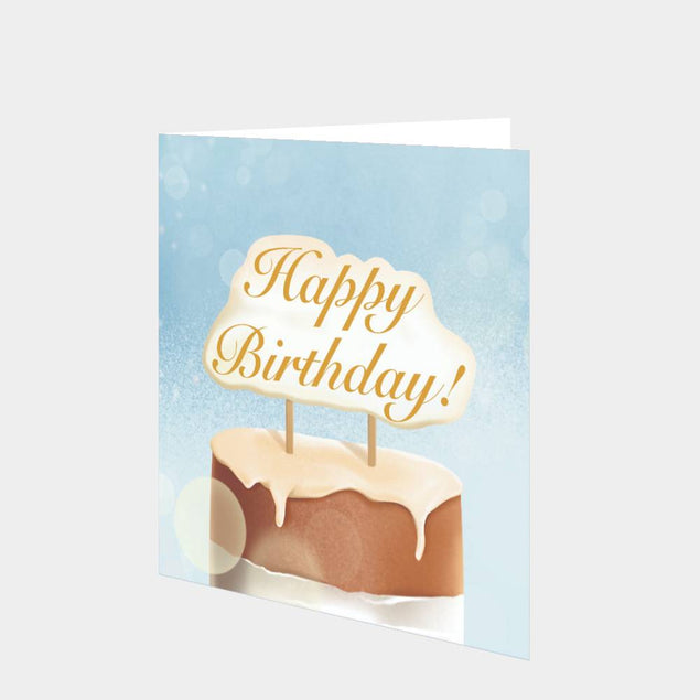 Happy Birthday Cake Card