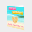 Happy Birthday Factor 50 Card