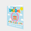 Hey Daddee Birthday Badge Card Greeting Card - 2