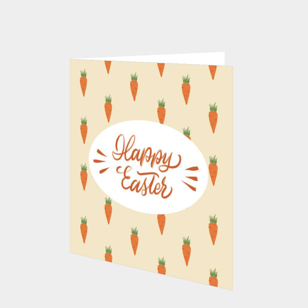 Tiny Carrots Easter Card
