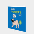 Happy Farter's Day Pug Card