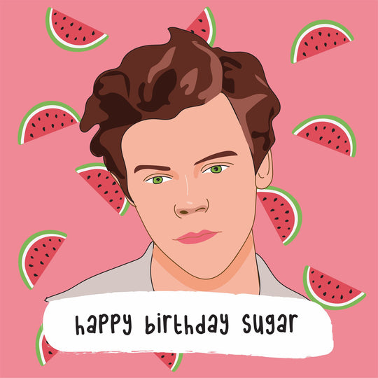 Happy Birthday Sugar Card