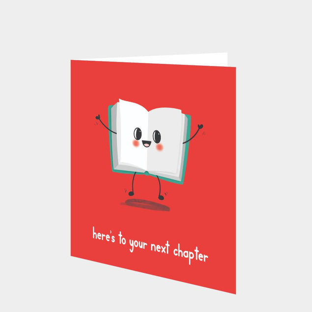 Here's To Your Next Chapter Card