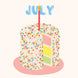 July Sprinkles Card