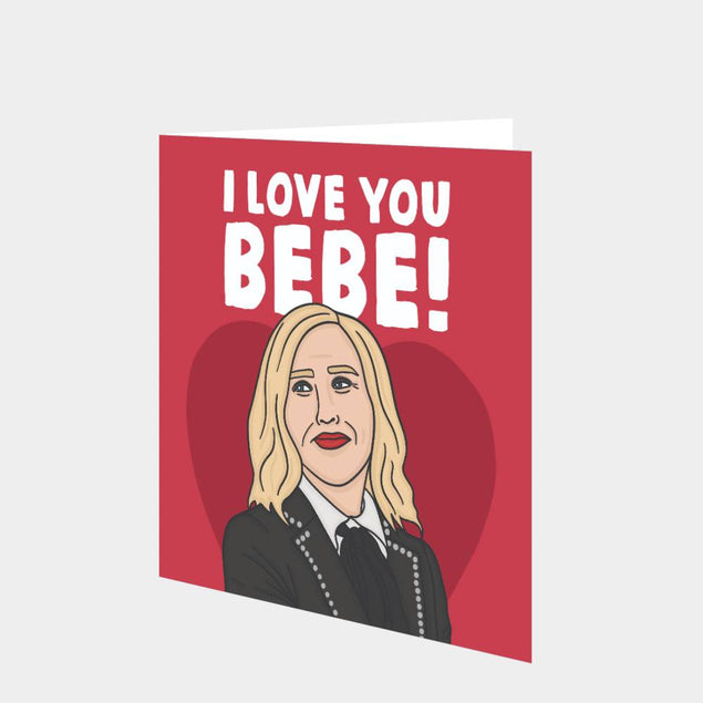 I Love You Bebe Card