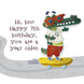 Cool Alligator Happy 7th Birthday Card